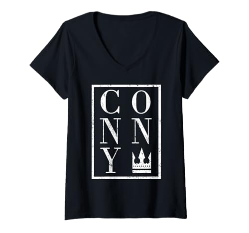 Damen Conny T-Shirt mit V-Ausschnitt von Vorname Conny