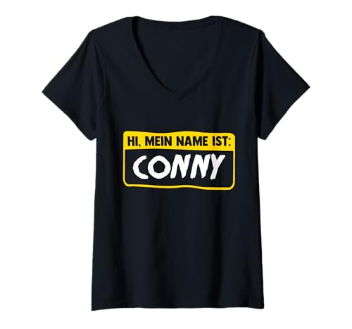 Damen Conny T-Shirt mit V-Ausschnitt von Vorname Conny