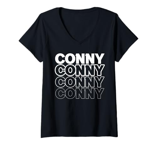 Damen Conny T-Shirt mit V-Ausschnitt Damen Conny T-Shirt mit V-Ausschnitt von Vorname Conny