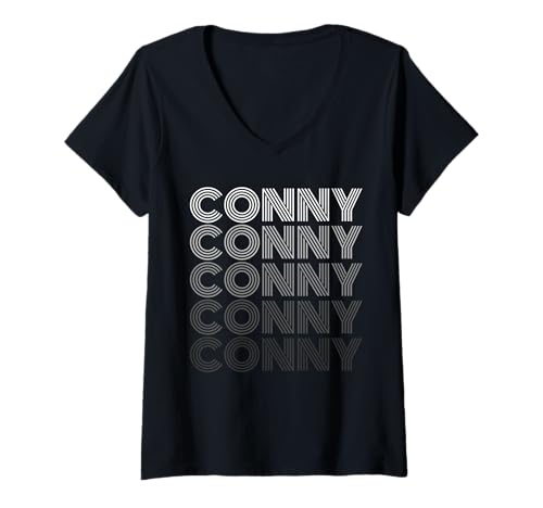 Damen Conny T-Shirt mit V-Ausschnitt Damen Conny T-Shirt mit V-Ausschnitt von Vorname Conny