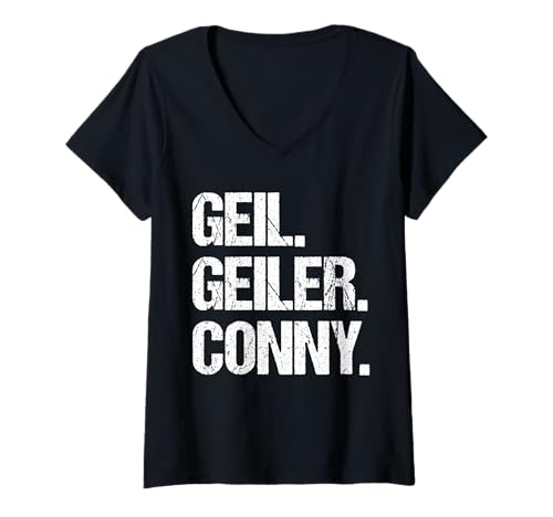 Damen Conny T-Shirt mit V-Ausschnitt Damen Conny T-Shirt mit V-Ausschnitt von Vorname Conny