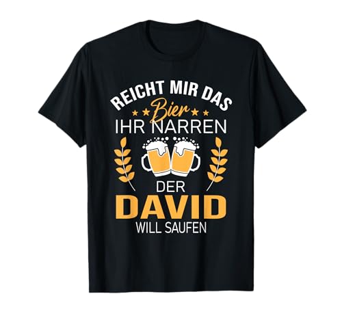 Herren David Name Geschenk-Idee Geburtstag Lustiger Spruch T-Shirt Herren David Name Geschenk-Idee Geburtstag Lustiger Spruch T-Shirt von Vorname David Geschenk Namensgeschenk Spruch