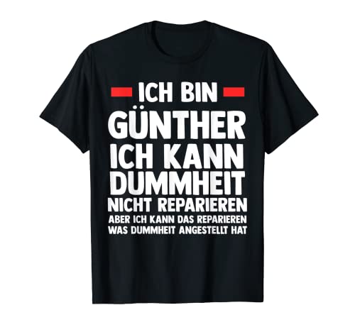 Herren Günther T-Shirt Herren Günther T-Shirt von Vorname Günther