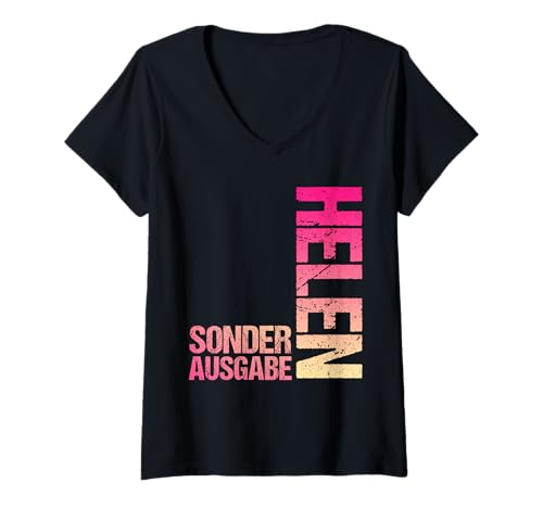 Damen Helen T-Shirt mit V-Ausschnitt von Vorname Helen