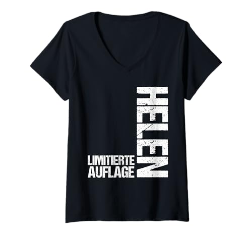 Damen Helen T-Shirt mit V-Ausschnitt von Vorname Helen
