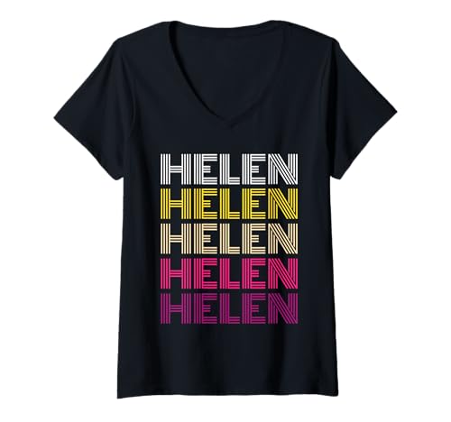 Damen Helen T-Shirt mit V-Ausschnitt Damen Helen T-Shirt mit V-Ausschnitt von Vorname Helen