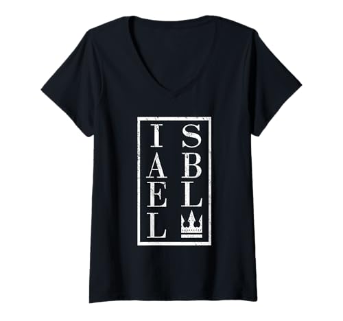 Damen Isabell T-Shirt mit V-Ausschnitt Damen Isabell T-Shirt mit V-Ausschnitt von Vorname Isabell
