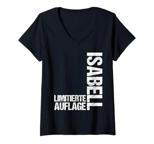 Damen Isabell T-Shirt mit V-Ausschnitt Damen Isabell T-Shirt mit V-Ausschnitt von Vorname Isabell