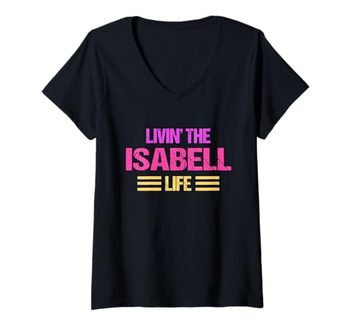 Damen Isabell T-Shirt mit V-Ausschnitt Damen Isabell T-Shirt mit V-Ausschnitt von Vorname Isabell