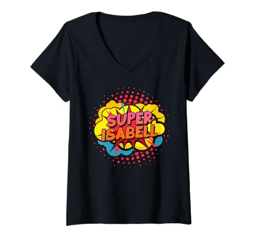 Damen Isabell T-Shirt mit V-Ausschnitt Damen Isabell T-Shirt mit V-Ausschnitt von Vorname Isabell