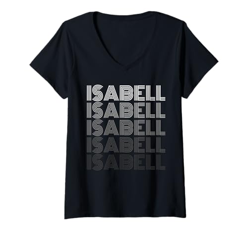Damen Isabell T-Shirt mit V-Ausschnitt Damen Isabell T-Shirt mit V-Ausschnitt von Vorname Isabell