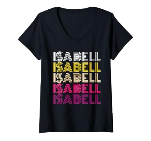 Damen Isabell T-Shirt mit V-Ausschnitt Damen Isabell T-Shirt mit V-Ausschnitt von Vorname Isabell