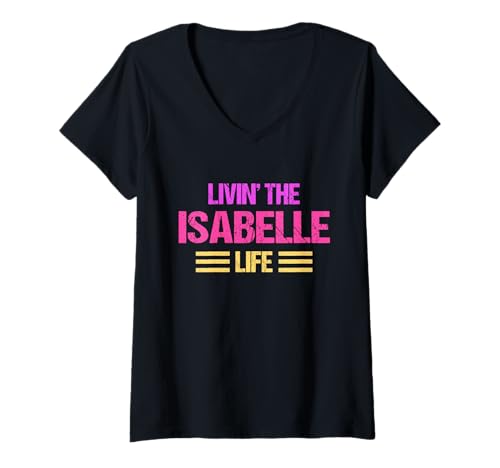 Damen Isabelle T-Shirt mit V-Ausschnitt Damen Isabelle T-Shirt mit V-Ausschnitt von Vorname Isabelle