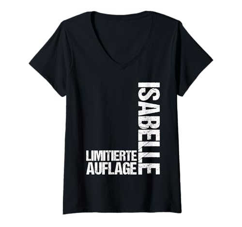 Damen Isabelle T-Shirt mit V-Ausschnitt Damen Isabelle T-Shirt mit V-Ausschnitt von Vorname Isabelle