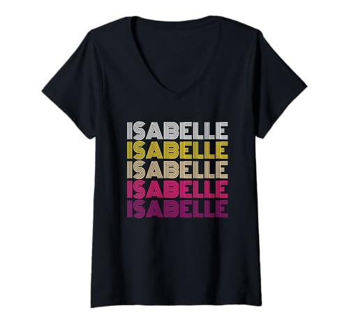 Damen Isabelle T-Shirt mit V-Ausschnitt Damen Isabelle T-Shirt mit V-Ausschnitt von Vorname Isabelle