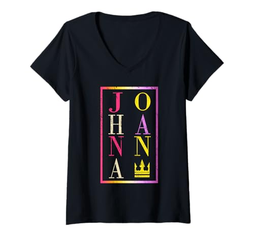 Damen Johanna T-Shirt mit V-Ausschnitt von Vorname Johanna