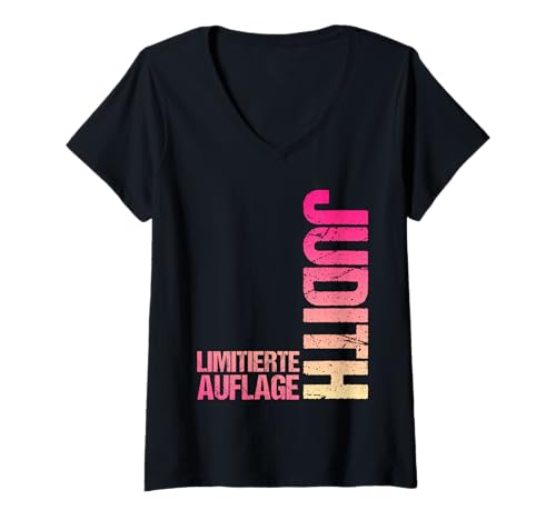 Damen Judith T-Shirt mit V-Ausschnitt Damen Judith T-Shirt mit V-Ausschnitt von Vorname Judith