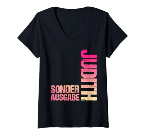 Damen Judith T-Shirt mit V-Ausschnitt Damen Judith T-Shirt mit V-Ausschnitt von Vorname Judith
