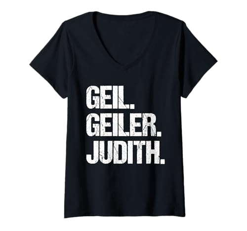 Damen Judith T-Shirt mit V-Ausschnitt Damen Judith T-Shirt mit V-Ausschnitt von Vorname Judith