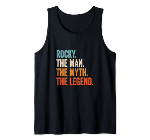 Herren Rocky The Man The Myth The Legend Name Rocky Tank Top Herren Rocky The Man The Myth The Legend Name Rocky Tank Top von Vorname Motive und Designs für Männer