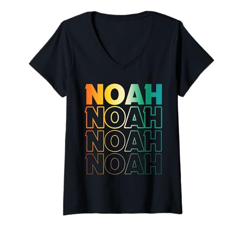 Damen Noha T-Shirt mit V-Ausschnitt Damen Noha T-Shirt mit V-Ausschnitt von Vorname Noha