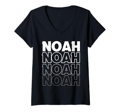 Damen Noha T-Shirt mit V-Ausschnitt Damen Noha T-Shirt mit V-Ausschnitt von Vorname Noha