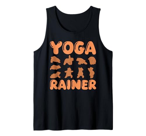 Herren Katze Yoga Rainer Tank Top Herren Katze Yoga Rainer Tank Top von Vorname Rainer