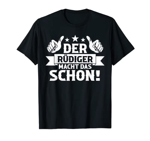Herren Rüdiger T-Shirt von Vorname Rüdiger