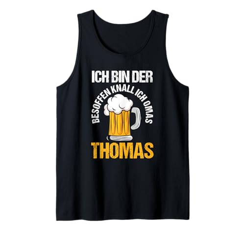 Herren Bier Bierliebhaber Saufen Feiern Thomas Tank Top Herren Bier Bierliebhaber Saufen Feiern Thomas Tank Top von Vorname Thomas