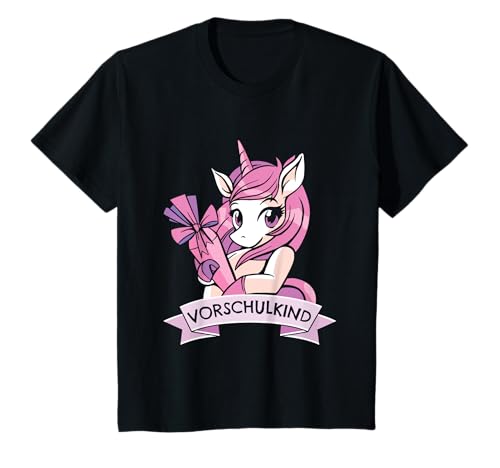 Kinder Vorschule Beginn Einhorn Vorschulkind 2025 T-Shirt von Vorschulkinder Geschenke Mädchen Vorschule Kita