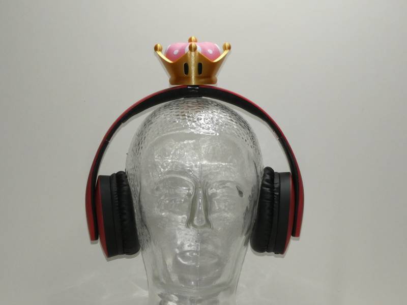 Bowsette Crown Headset Accessoire/Cosplay Streamer von Vortex3DShop