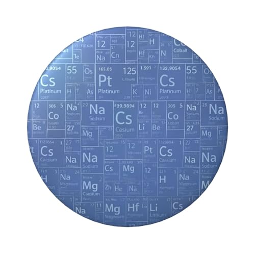 6 cm Periodensystem-Elemente, laminierte Pinback-Knöpfe, 5 Stück, runde Abzeichen mit glänzender Oberfläche und sicherer Pinback 6 cm Periodensystem-Elemente, laminierte Pinback-Knöpfe, 5 Stück, runde Abzeichen mit glänzender Oberfläche und sicherer Pinback von Vortithora