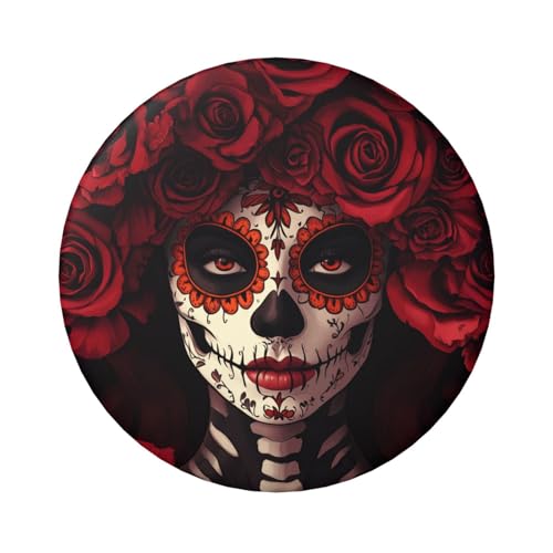 6 cm große, laminierte Pinback-Knöpfe für Damen, mit glänzender Oberfläche und sicherer Pinback-Oberfläche, laminiert, 5 Stück von Vortithora