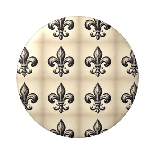 6 cm große, laminierte Pinback-Knöpfe im Retro-Stil, runde Abzeichen mit glänzender Oberfläche und sicherer Pinback-Rückseite, 5 Stück von Vortithora