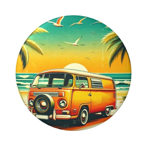 6 cm große, laminierte Pinback-Knöpfe mit glänzendem Finish und sicherer Pinback-Taste, 5 Stück von Vortithora