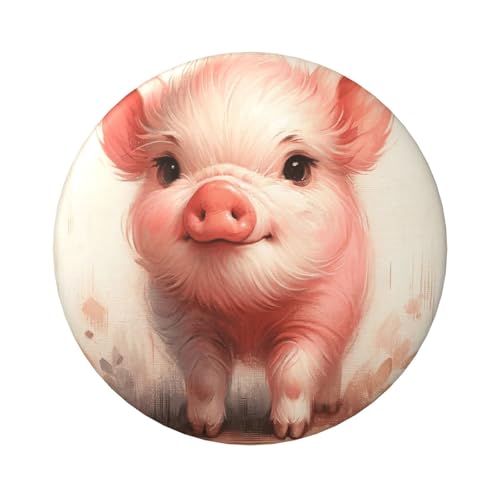 6 cm große, laminierte Pinback-Knöpfe mit glänzendem Finish und sicherer Pinback-Taste, 5 Stück von Vortithora