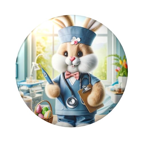 6 cm große, laminierte Pinback-Knöpfe mit glänzender Oberfläche und sicherem Pinback-Knopf von Vortithora