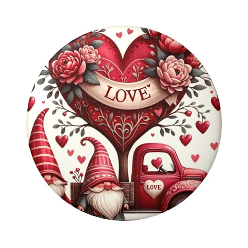 Laminierte Pinback-Knöpfe, 6 cm, 5 Stück, runde Abzeichen mit glänzender Oberfläche und sicherer Pinback von Vortithora