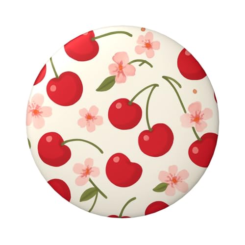 Laminierte Pinback-Knöpfe, 6 cm, Kirschblüte, 5 Stück, runde Abzeichen mit glänzender Oberfläche und sicherer Pinback von Vortithora