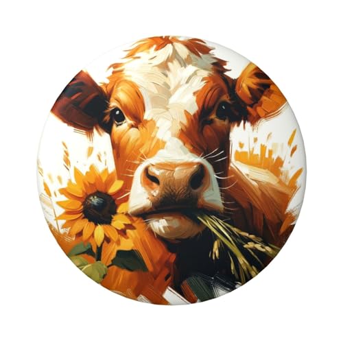 Laminierte Pinback-Knöpfe, 6 cm, mit glänzender Oberfläche und sicherer Pinback-Rückseite, 5 Stück von Vortithora