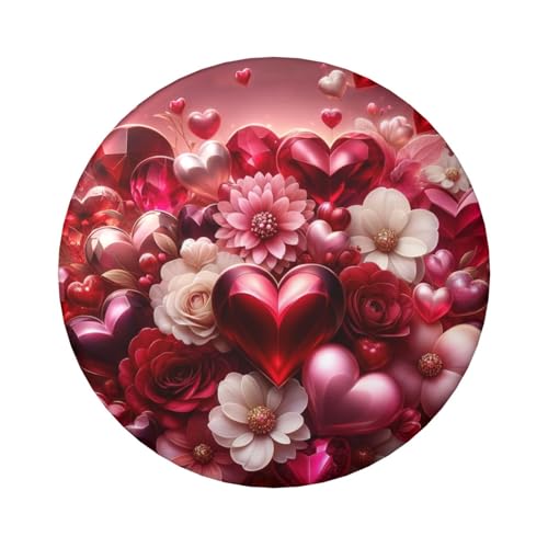 Laminierte Pinback-Knöpfe, 6 cm, mit glänzender Oberfläche und sicherer Pinback-Rückseite, 5 Stück von Vortithora