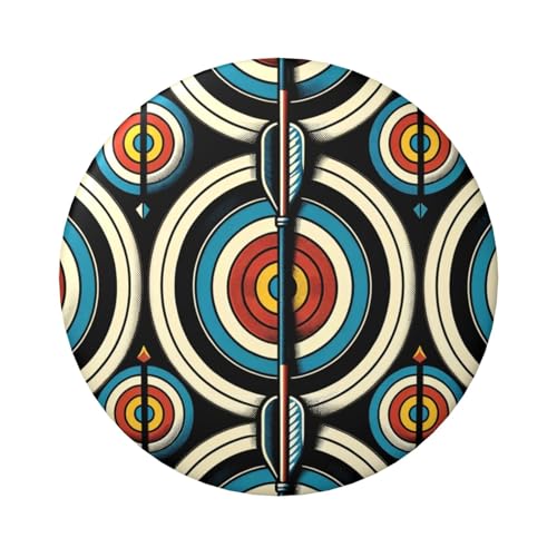 Laminierte Pinback-Knöpfe, 6 cm, runde Abzeichen mit glänzender Oberfläche und sicherer Pinback-Rückseite, 5 Stück von Vortithora