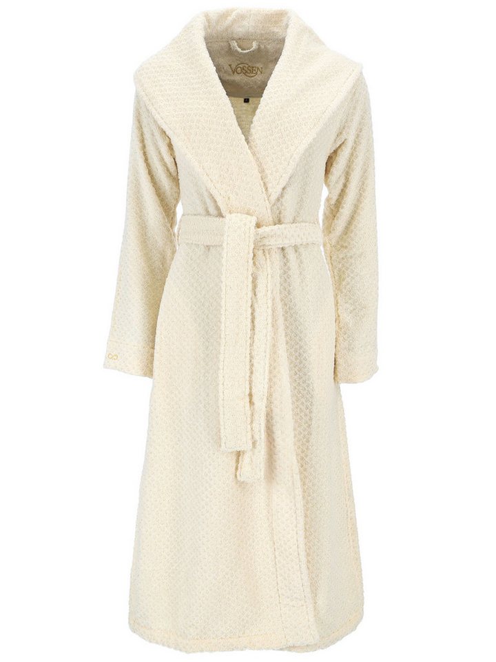 Vossen Damenbademantel Damen Schalkragenmantel Golden Century, mit Baumwolle von Vossen