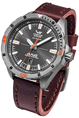 Vostok Europe Herren Analog Automatik Uhr mit Leder Armband NH35A-320H263 L von Vostok Europe