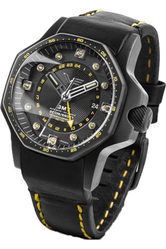 Vostok Europe Atomic Age Herren Uhr analog Quarzwerk mit Leder Armband NH34-640C703 von Vostok Europe