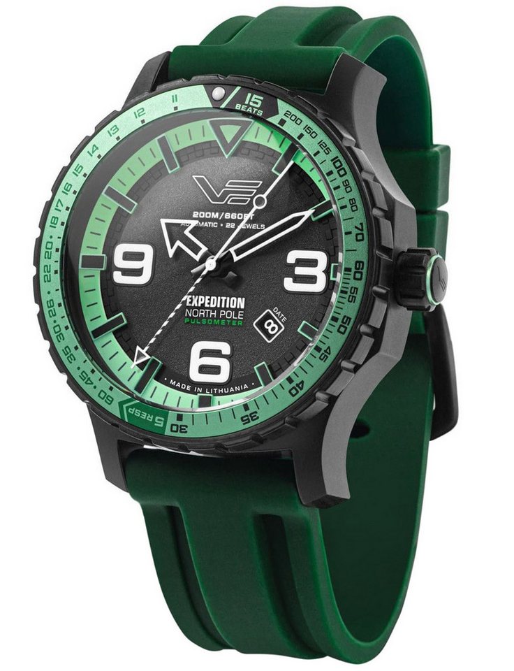 Vostok Europe Automatikuhr Automatik Polar Night Grün von Vostok Europe