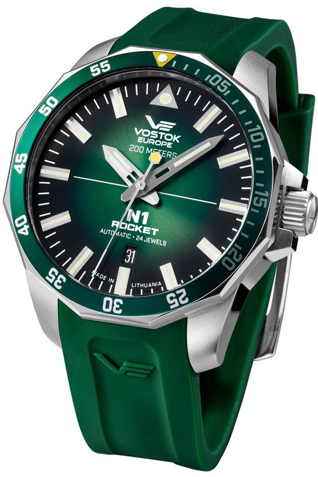 Vostok Europe Automatikuhr Automatik Rocket N1 Grün von Vostok Europe