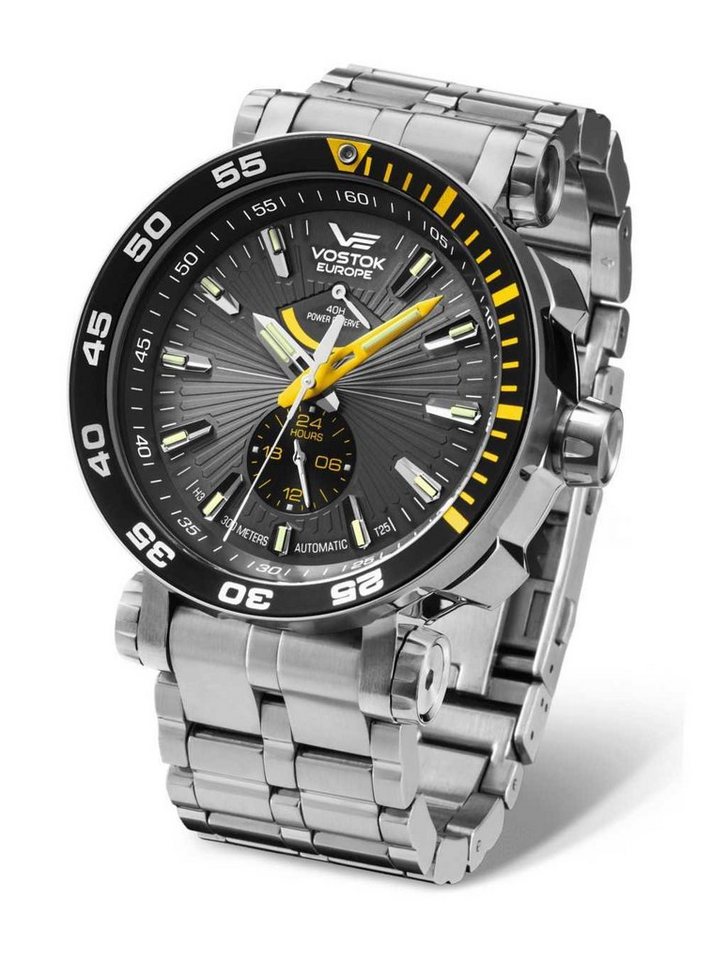 Vostok Europe Automatikuhr XXL Energia Rocket – 48 mm Herrenuhr mit Edelstahlarmband, 575A539B, 30 ATM von Vostok Europe