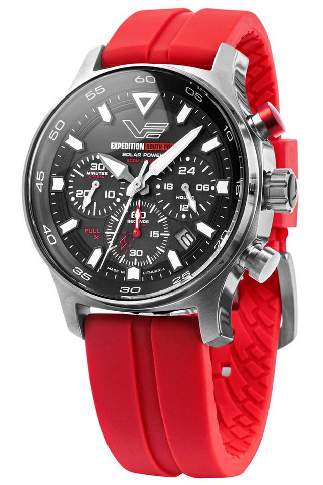Vostok Europe Chronograph Solar Expedition South Pole Chronograph Rot von Vostok Europe