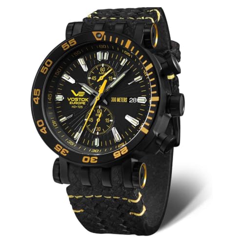 Vostok Europe Herren Analog Quarz Uhr mit Leder Armband VK61-575C589 Vostok Europe Herren Analog Quarz Uhr mit Leder Armband VK61-575C589 von Vostok Europe
